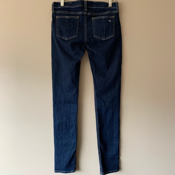Rag & Bone Very Flattering Dark Navy / Heritage Skinny Jeans - size 26 - Picture 3 of 11